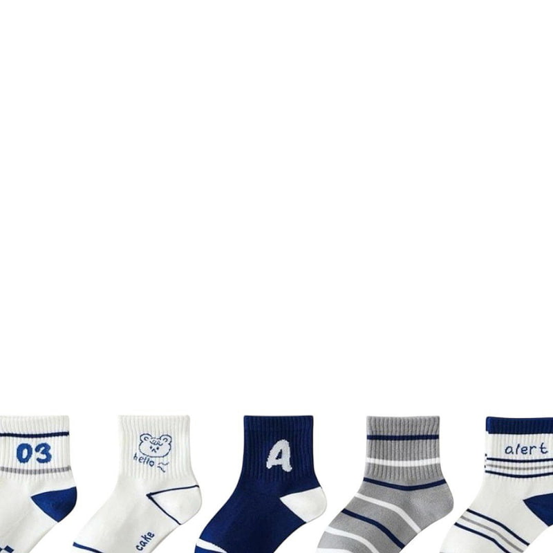 Dudie - Korean Children Fashion - #minifashionista - Allet Socks (set of 5) - 3