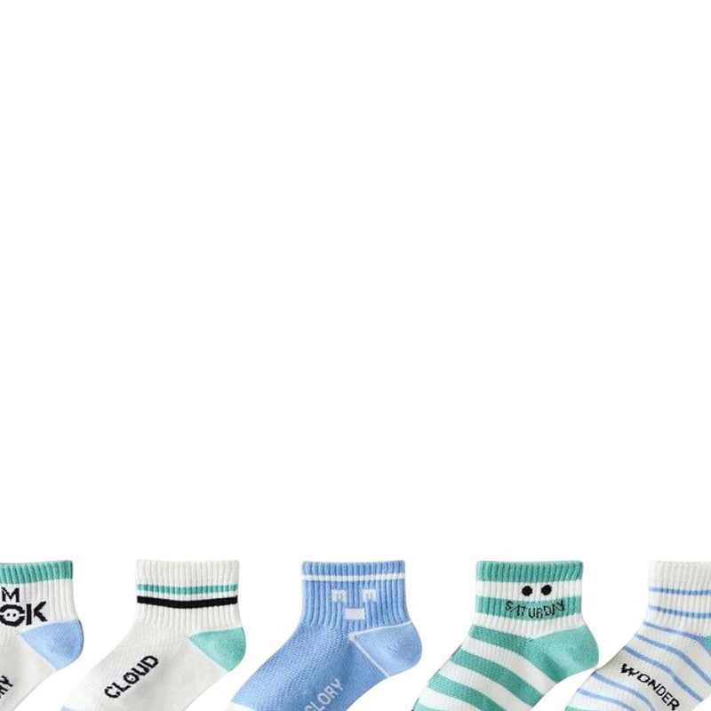 Dudie - Korean Children Fashion - #minifashionista - Wonder Socks (set of 5) - 2