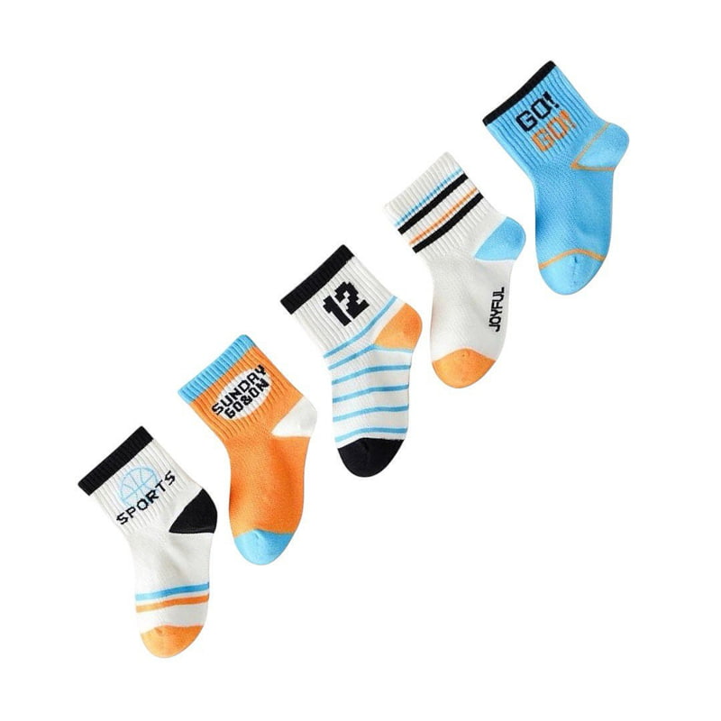 Dudie - Korean Children Fashion - #prettylittlegirls - Gogo Socks (set of 5) - 7