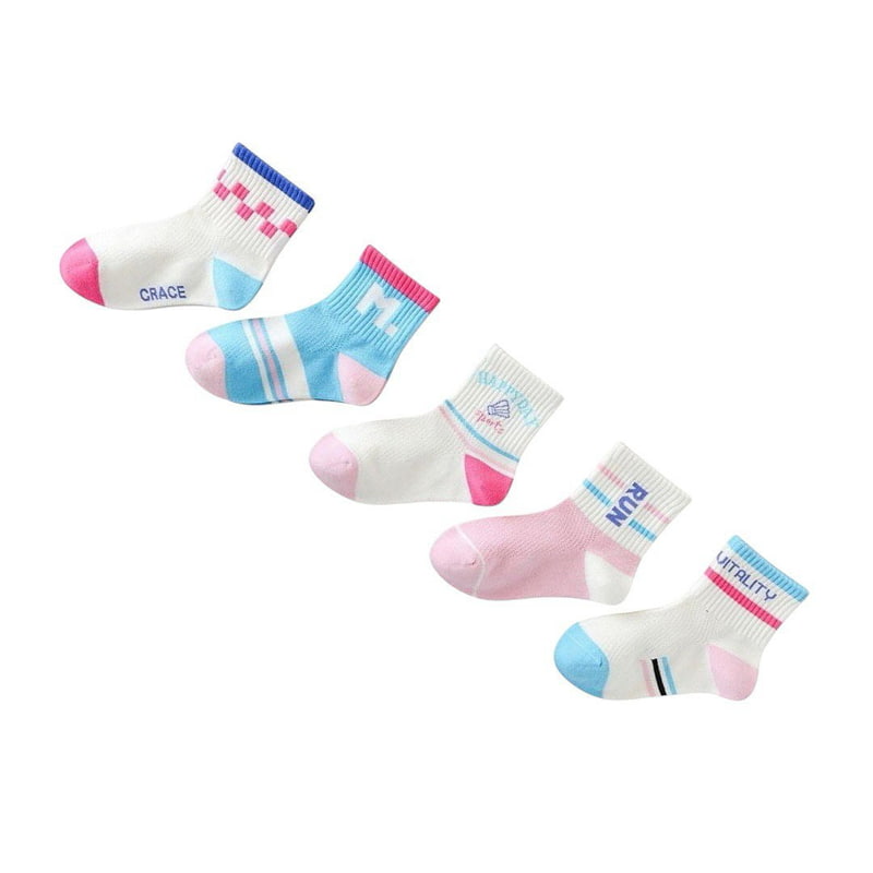 Dudie - Korean Children Fashion - #prettylittlegirls - Run Socks (set of 5) - 6