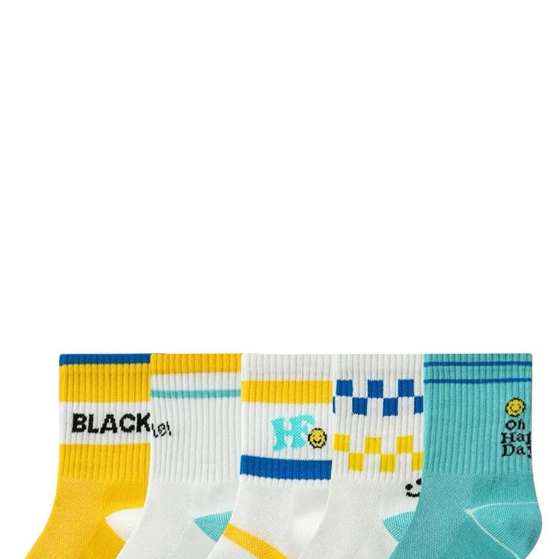 Dudie - Korean Children Fashion - #minifashionista - High Black Set (set of 5) - 4