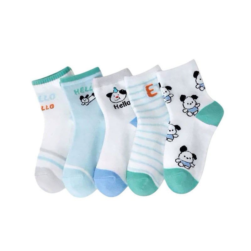 Dudie - Korean Children Fashion - #minifashionista - Helldog 5-piece Set - 4