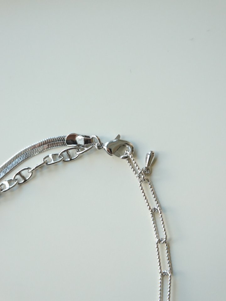 Eeiitt - Korean Women Fashion - #momslook - Uno Layered Snake Bracelet - 5