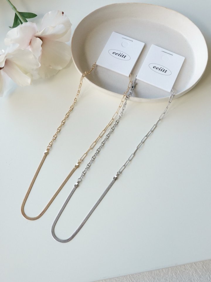 Eeiitt - Korean Women Fashion - #momslook - Uno Snake Necklace - 8
