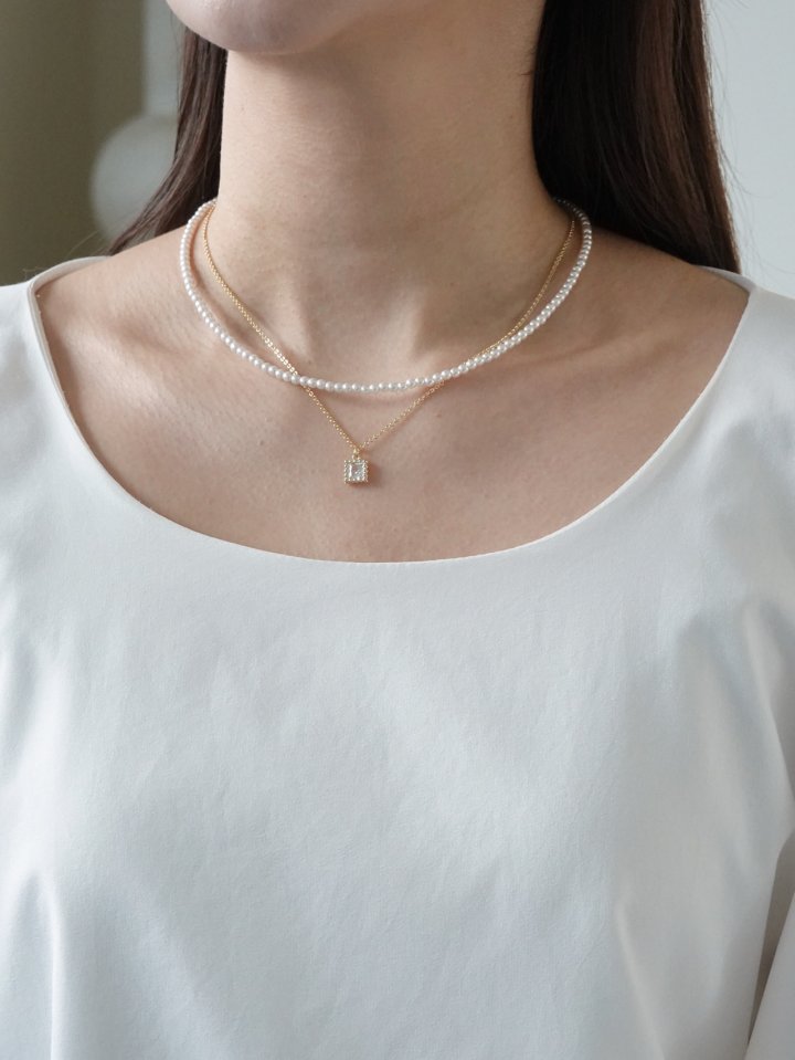 Eeiitt - Korean Women Fashion - #momslook - Stephanus Layered Pearl Necklace - 10
