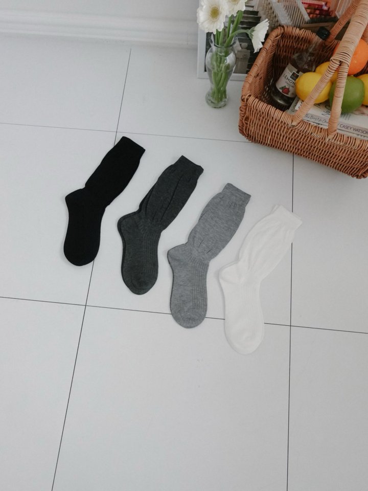 Eeiitt - Korean Women Fashion - #momslook - Lippo Ankle Socks - 10