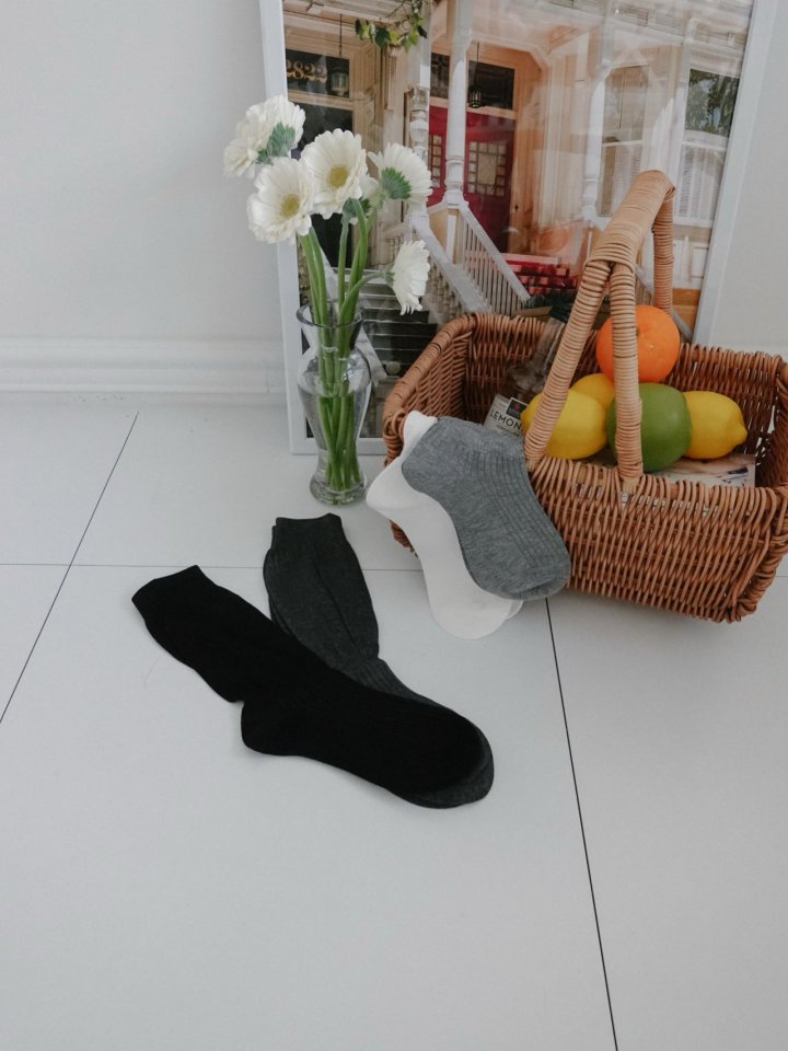 Eeiitt - Korean Women Fashion - #momslook - Lippo Ankle Socks - 11