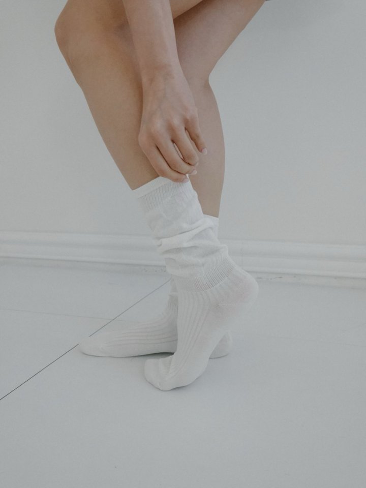 Eeiitt - Korean Women Fashion - #momslook - Lippo Ankle Socks - 2