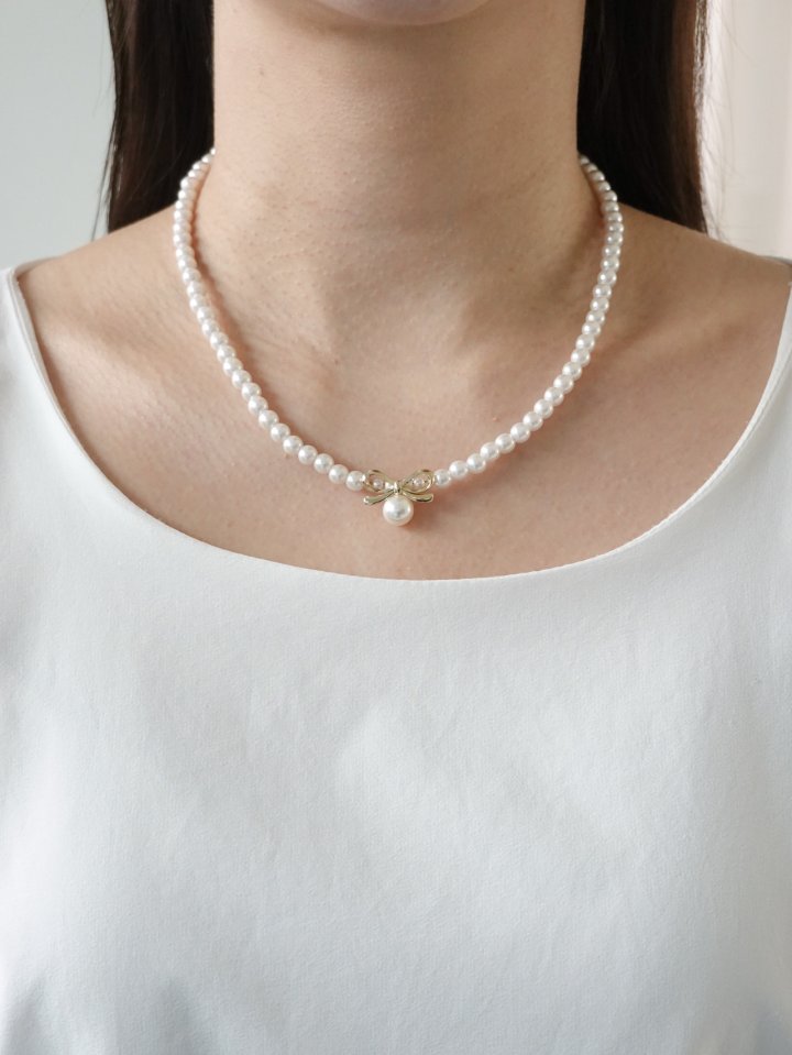 Eeiitt - Korean Women Fashion - #momslook - Elysian Ribbon Necklace