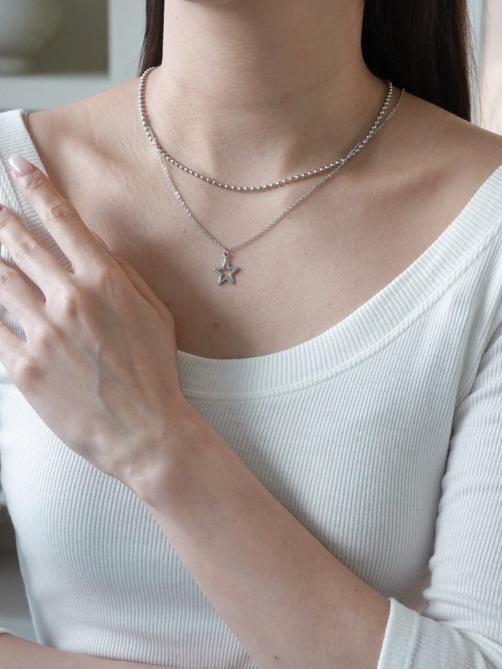 Eeiitt - Korean Women Fashion - #momslook - Susin Thestar Layered Necklace - 11