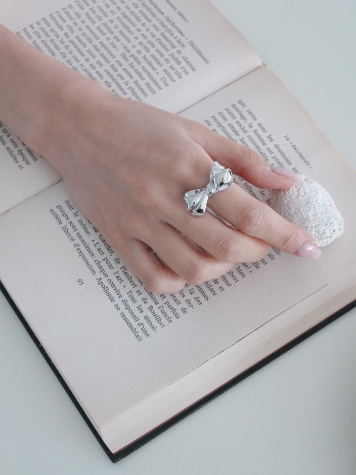 Eeiitt - Korean Women Fashion - #momslook - Lala Ribbon Ring - 10