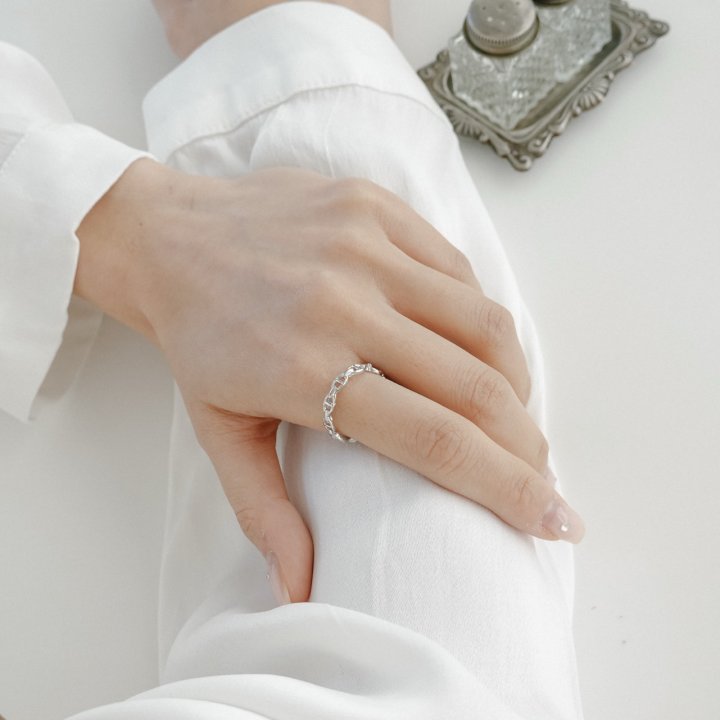 Eeiitt - Korean Women Fashion - #momslook - Credit Ring Bracelet Set - 9