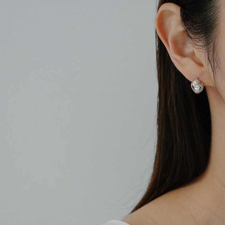 Eeiitt - Korean Women Fashion - #momslook - Heart Pearl Earring - 10