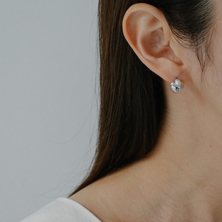 Eeiitt - Korean Women Fashion - #momslook - Heart Pearl Earring - 8