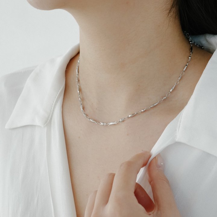 Eeiitt - Korean Women Fashion - #momslook - Tritiny Surgical Necklace - 7