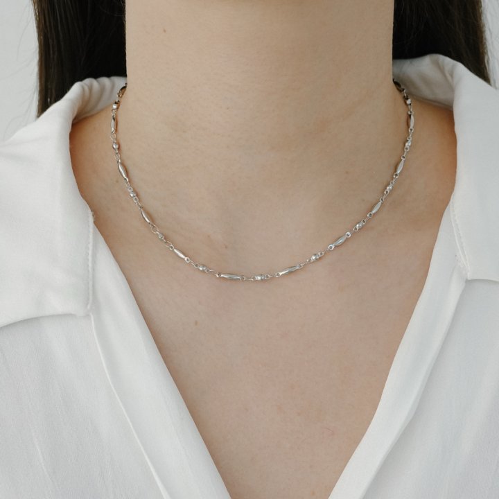 Eeiitt - Korean Women Fashion - #momslook - Tritiny Surgical Necklace - 9