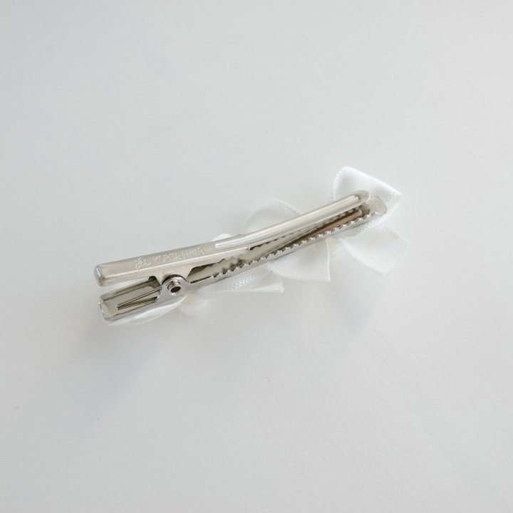 Eeiitt - Korean Women Fashion - #momslook - Pretty Double Ribbon Hairpin - 6