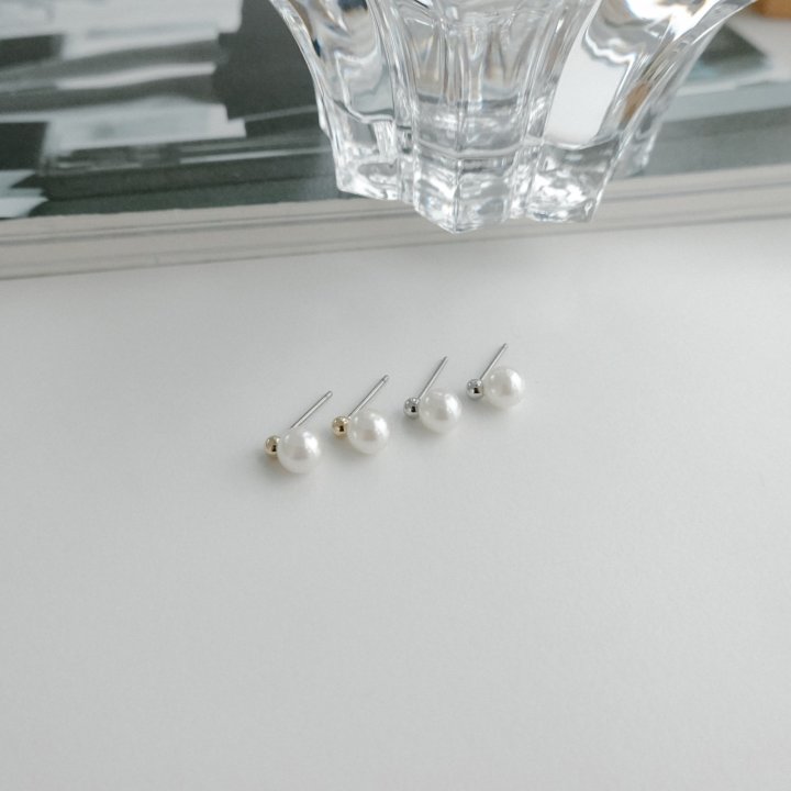 Eeiitt - Korean Women Fashion - #momslook - Moring Pearl Earring
