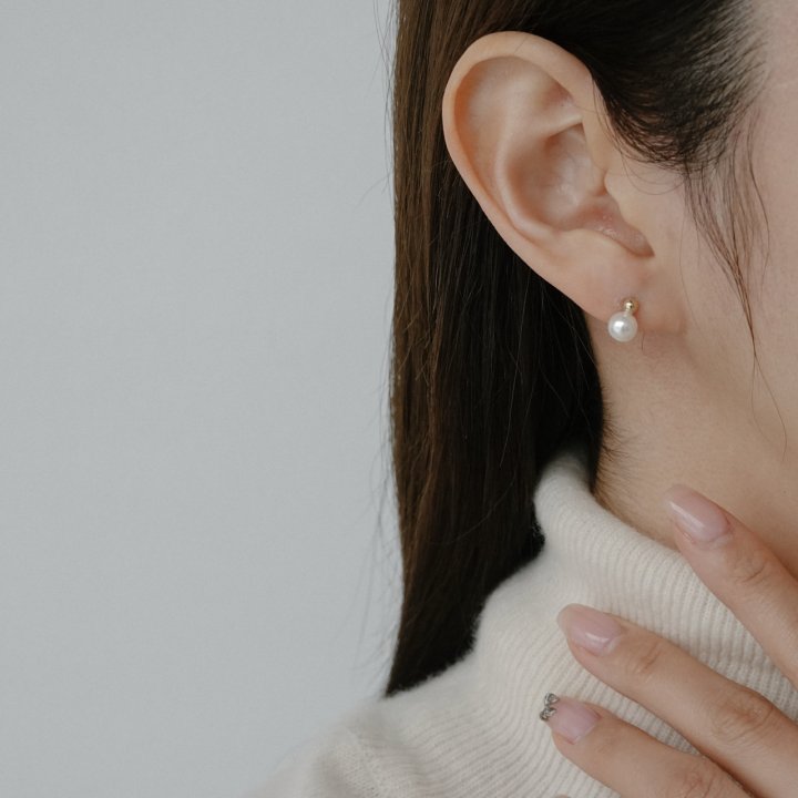 Eeiitt - Korean Women Fashion - #momslook - Moring Pearl Earring - 11