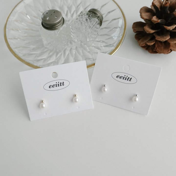 Eeiitt - Korean Women Fashion - #momslook - Moring Pearl Earring - 9