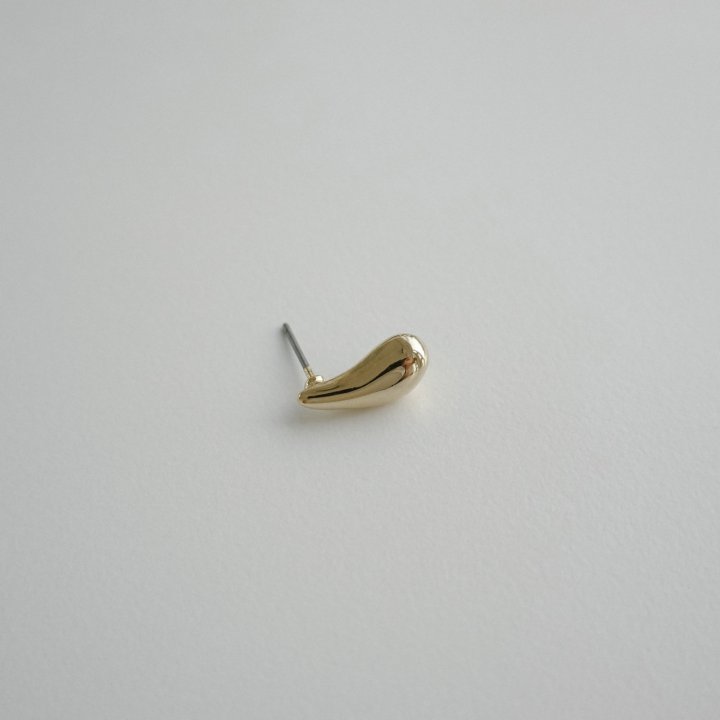 Eeiitt - Korean Women Fashion - #momslook - Minime Water Drop Earring - 5