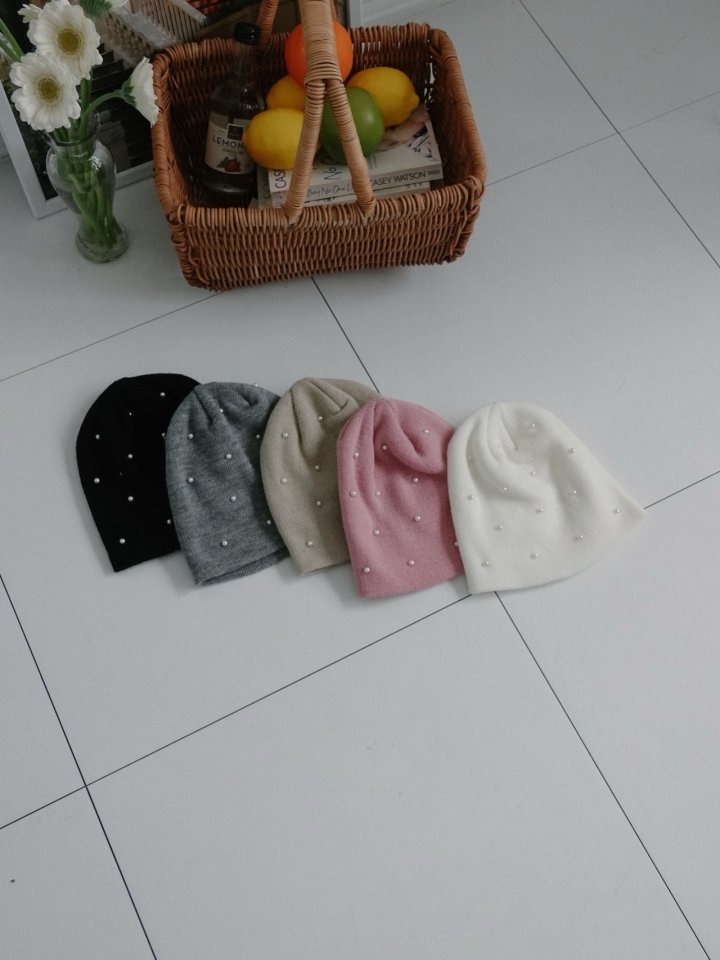 Eeiitt - Korean Women Fashion - #momslook - Mini Pearl Beanie - 11