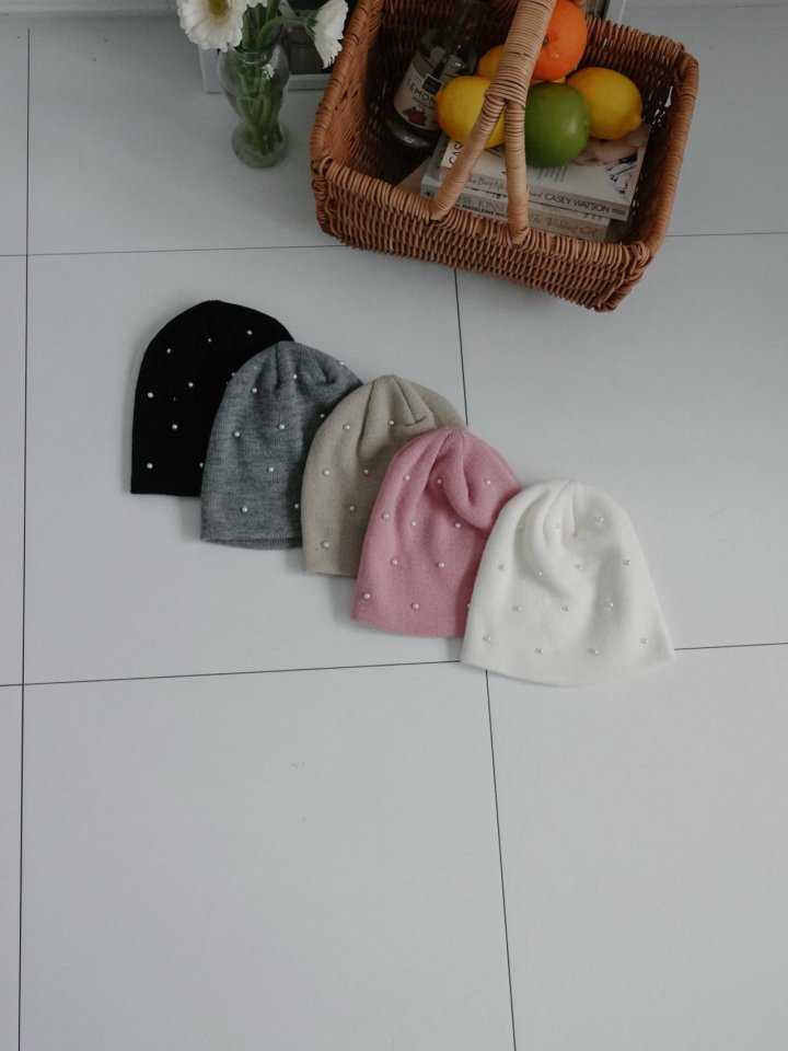 Eeiitt - Korean Women Fashion - #momslook - Mini Pearl Beanie - 7