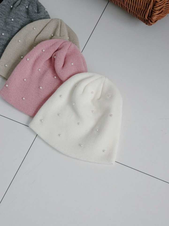 Eeiitt - Korean Women Fashion - #momslook - Mini Pearl Beanie - 9