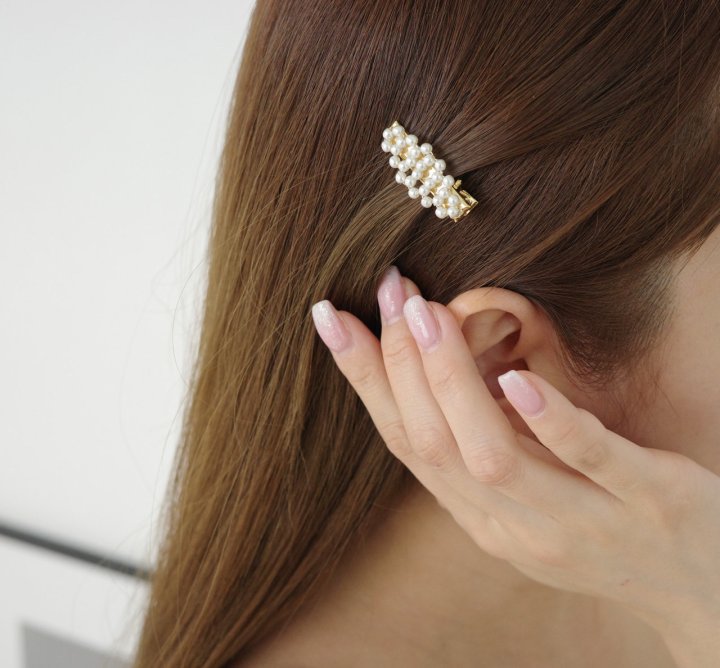Eeiitt - Korean Women Fashion - #momslook - Mini Pearl Hairpin - 8
