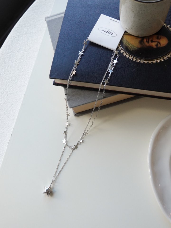 Eeiitt - Korean Women Fashion - #momslook - Star Born Necklace - 7