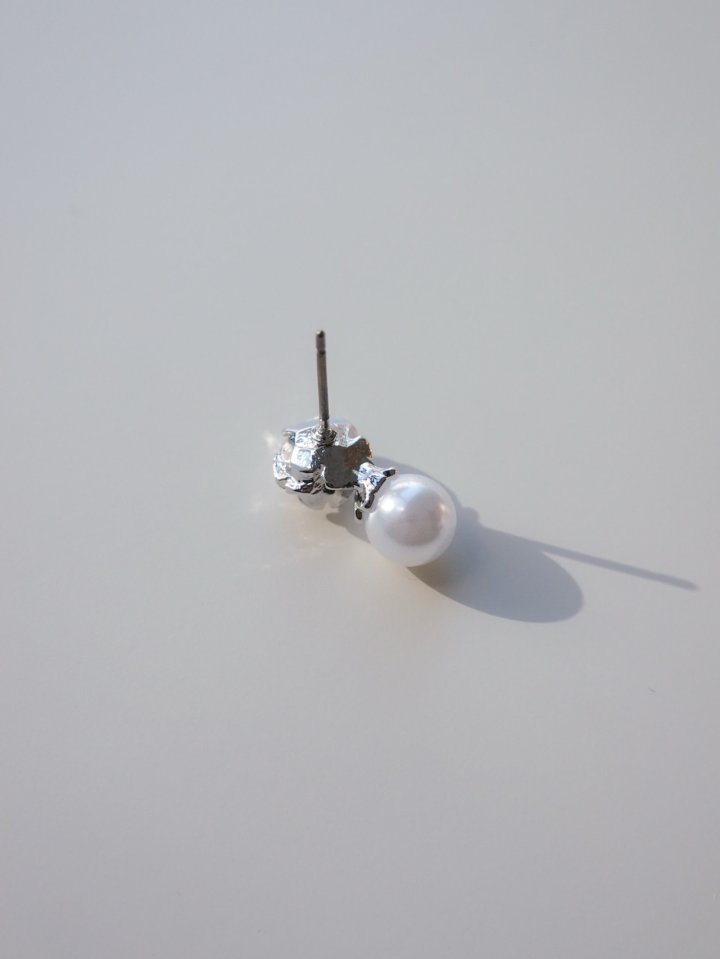 Eeiitt - Korean Women Fashion - #momslook - Rose Me Pearl Earring - 5