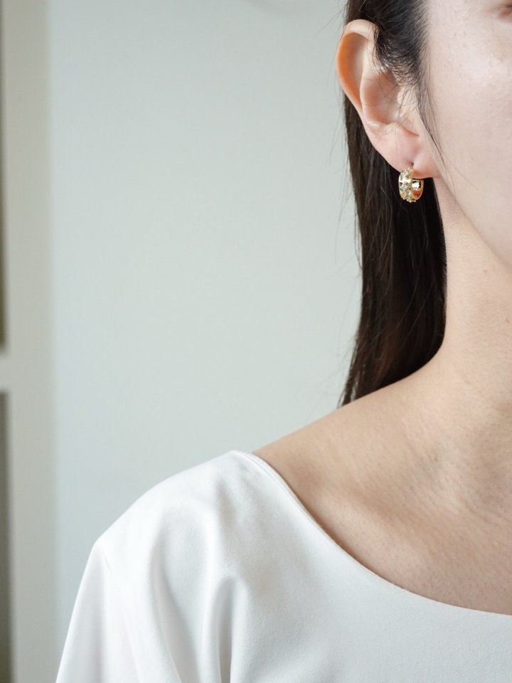 Eeiitt - Korean Women Fashion - #momslook - Laboem Cubic Earring