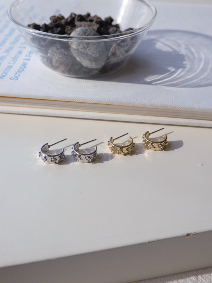 Eeiitt - Korean Women Fashion - #momslook - Laboem Cubic Earring - 7