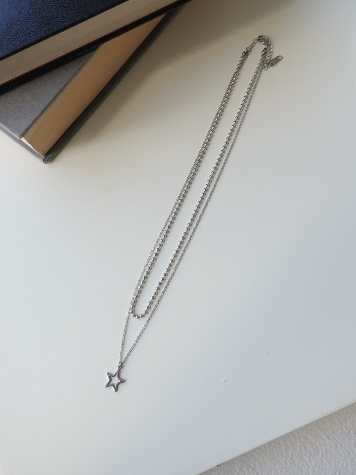 Eeiitt - Korean Women Fashion - #restrostyle - Susin Thestar Layered Necklace - 6