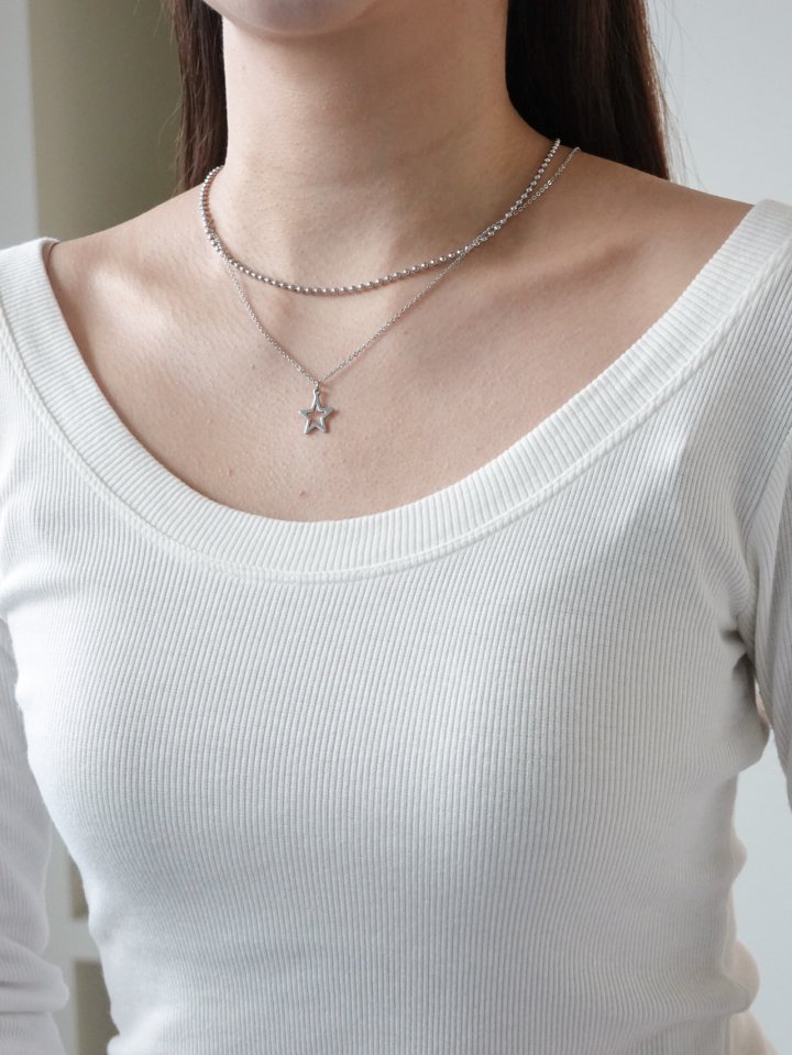 Eeiitt - Korean Women Fashion - #romanticstyle - Susin Thestar Layered Necklace - 7