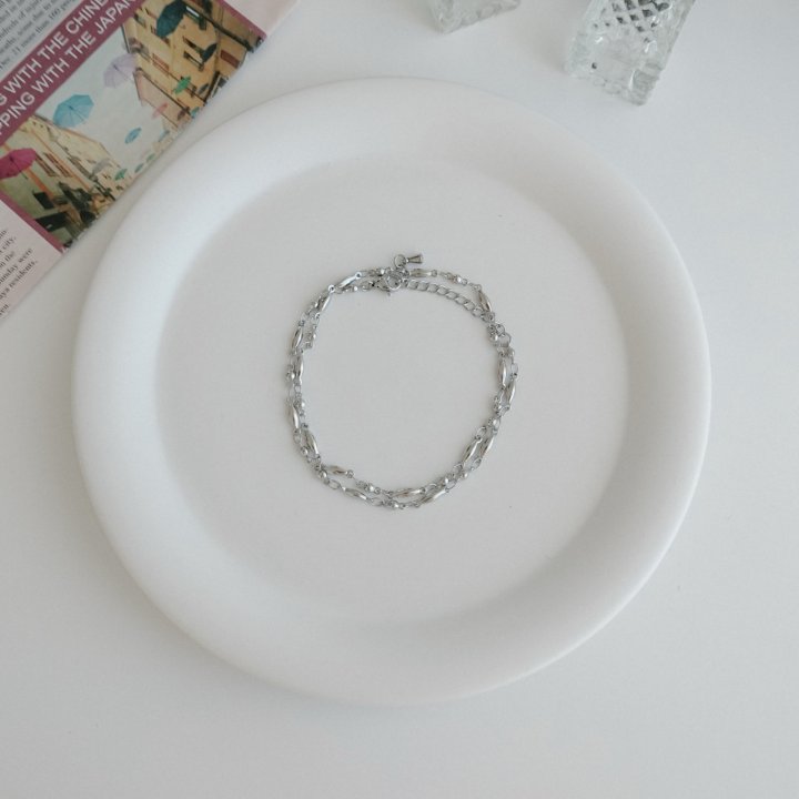 Eeiitt - Korean Women Fashion - #shopsmall - Tritiny Surgical Necklace - 2
