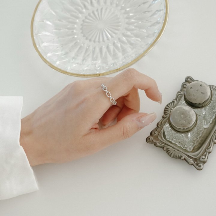 Eeiitt - Korean Women Fashion - #thatsdarling - Credit Ring Bracelet Set - 7