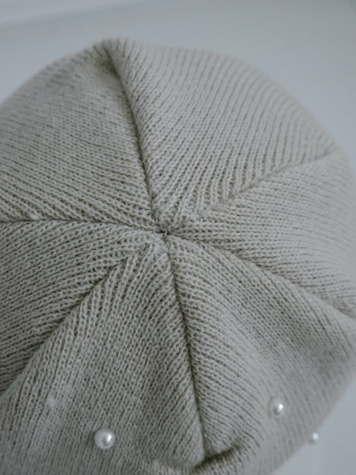 Eeiitt - Korean Women Fashion - #thatsdarling - Mini Pearl Beanie - 5