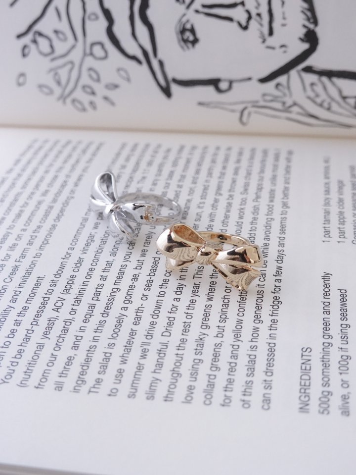 Eeiitt - Korean Women Fashion - #thelittlethings - Lala Ribbon Ring - 9