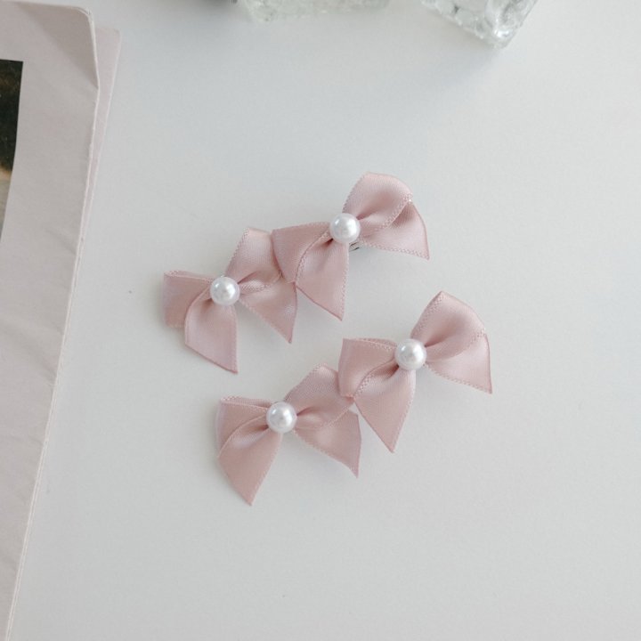 Eeiitt - Korean Women Fashion - #thelittlethings - Pretty Double Ribbon Hairpin - 3