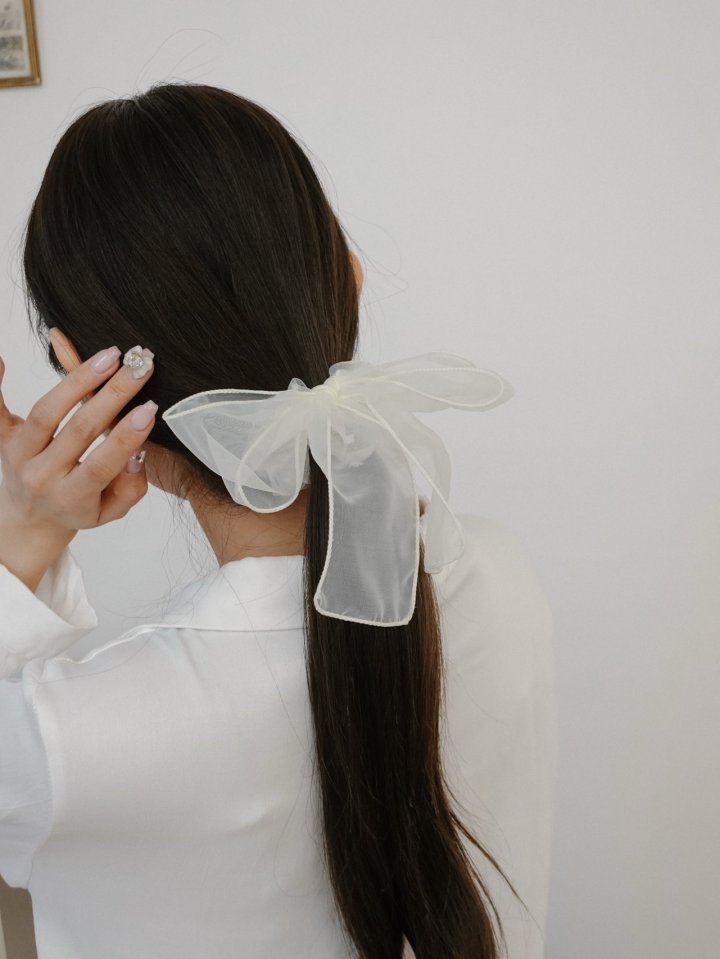 Eeiitt - Korean Women Fashion - #thelittlethings - Salon Big Ribbon Hair Chuchu - 9