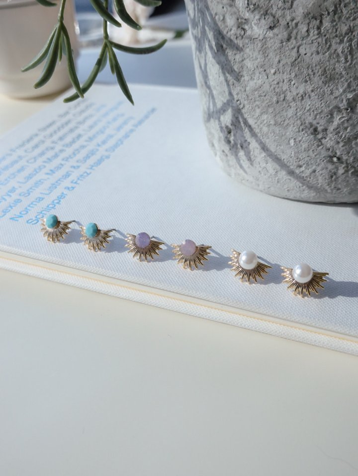 Eeiitt - Korean Women Fashion - #vintageinspired - Inga Sunshine Earring - 8