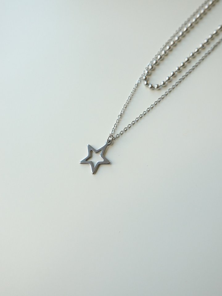 Eeiitt - Korean Women Fashion - #vintageinspired - Susin Thestar Layered Necklace - 3