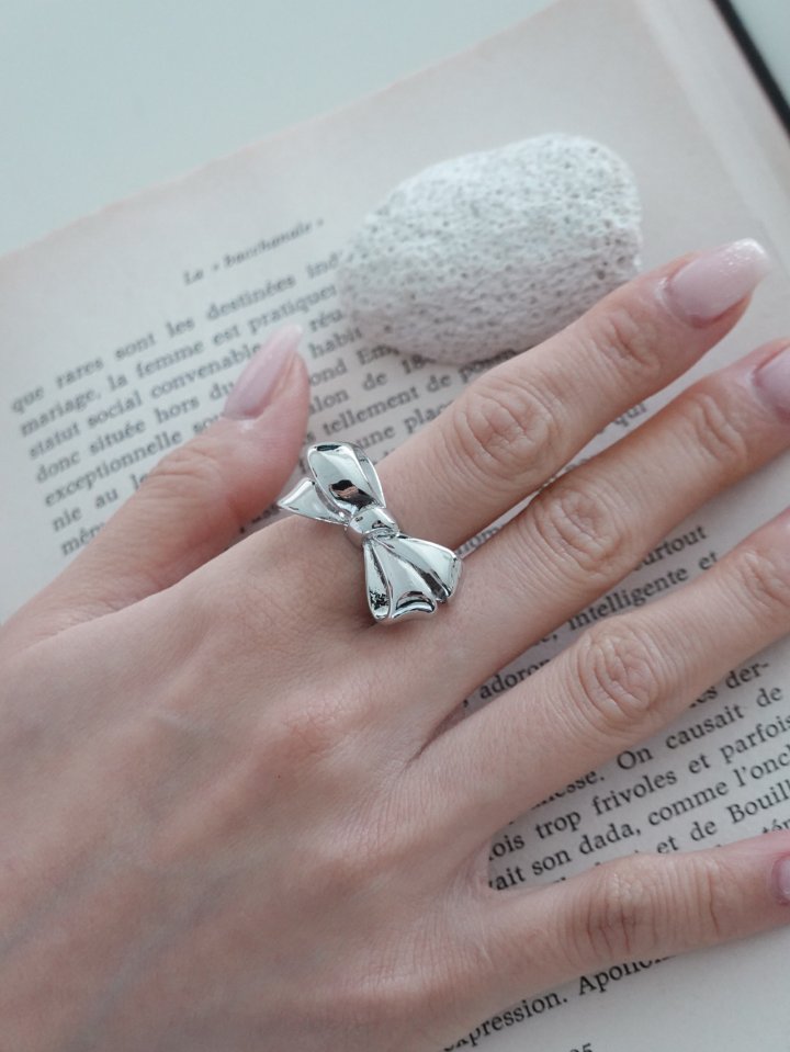 Eeiitt - Korean Women Fashion - #vintageinspired - Lala Ribbon Ring - 2