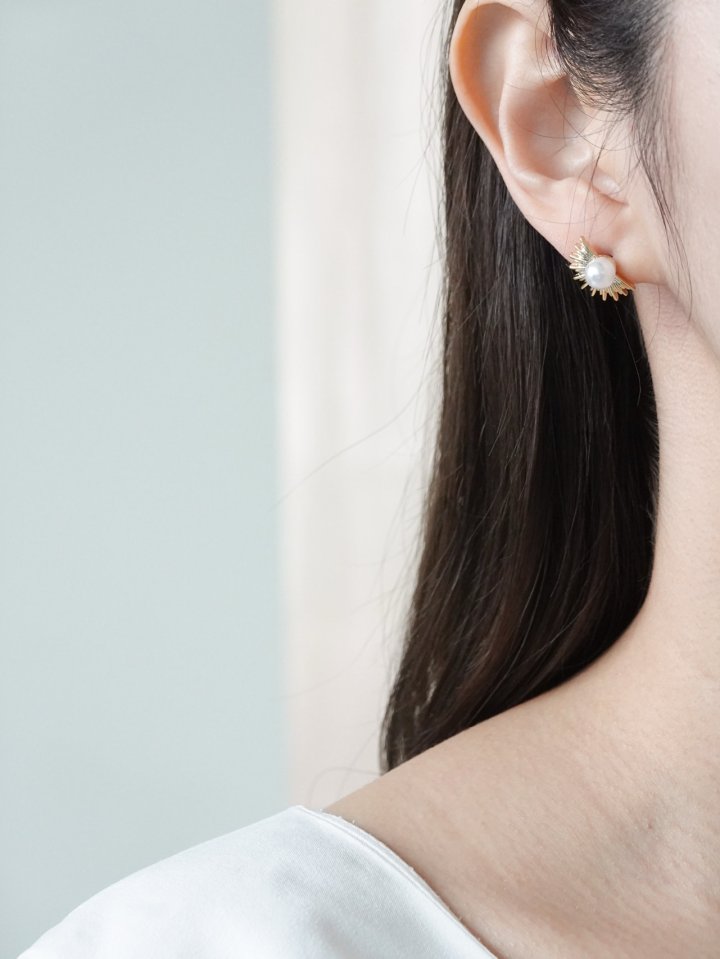 Eeiitt - Korean Women Fashion - #vintagekidsstyle - Inga Sunshine Earring - 9