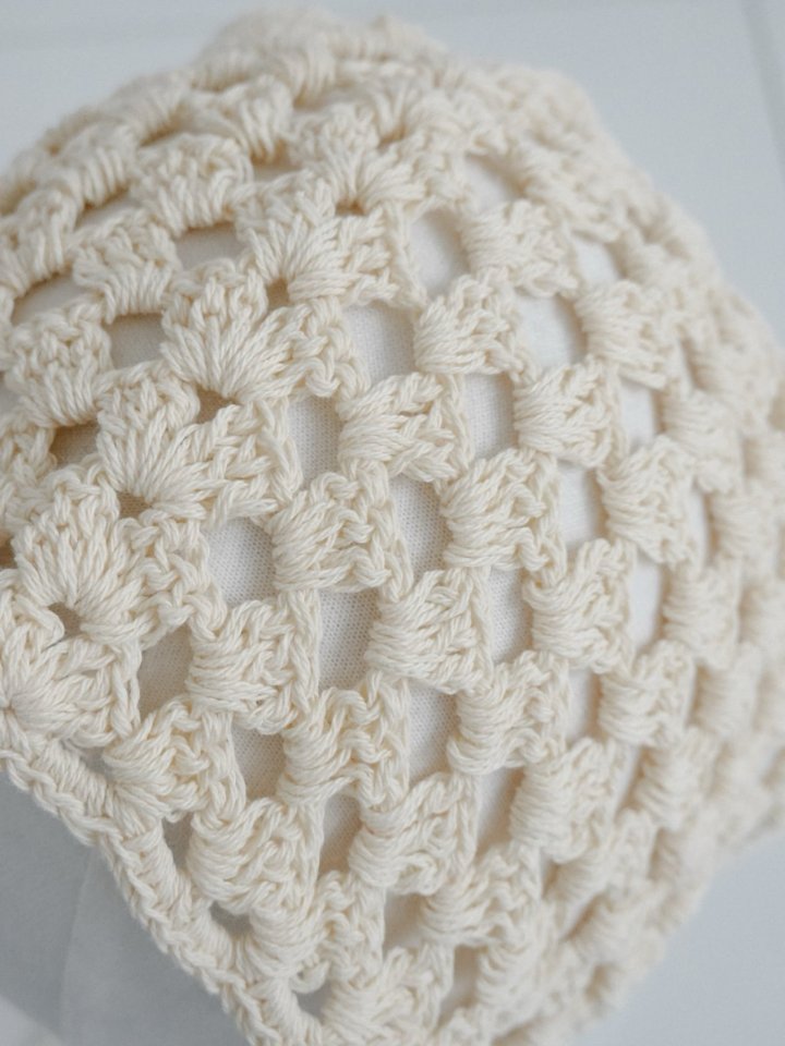 Eeiitt - Korean Women Fashion - #womensfashion - Moss Knit Punching Hair Kerchief - 5