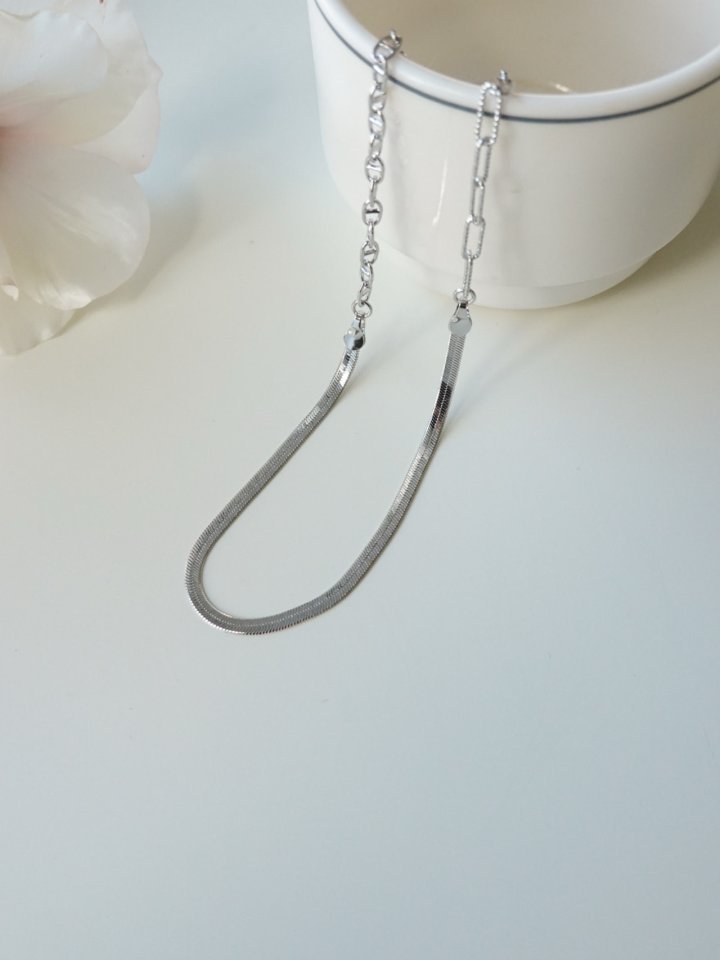 Eeiitt - Korean Women Fashion - #womensfashion - Uno Snake Necklace - 3