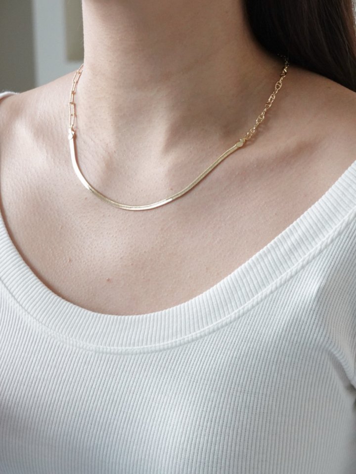 Eeiitt - Korean Women Fashion - #womensfashion - Uno Snake Necklace - 7