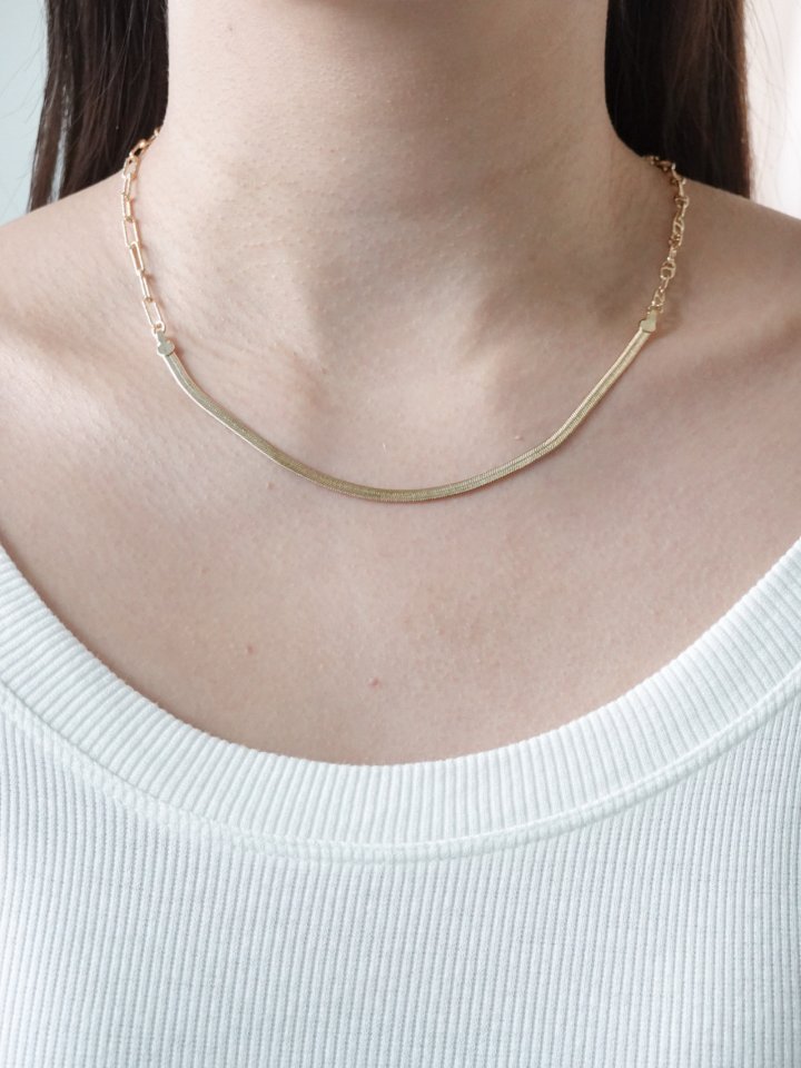 Eeiitt - Korean Women Fashion - #womensfashion - Uno Snake Necklace - 9