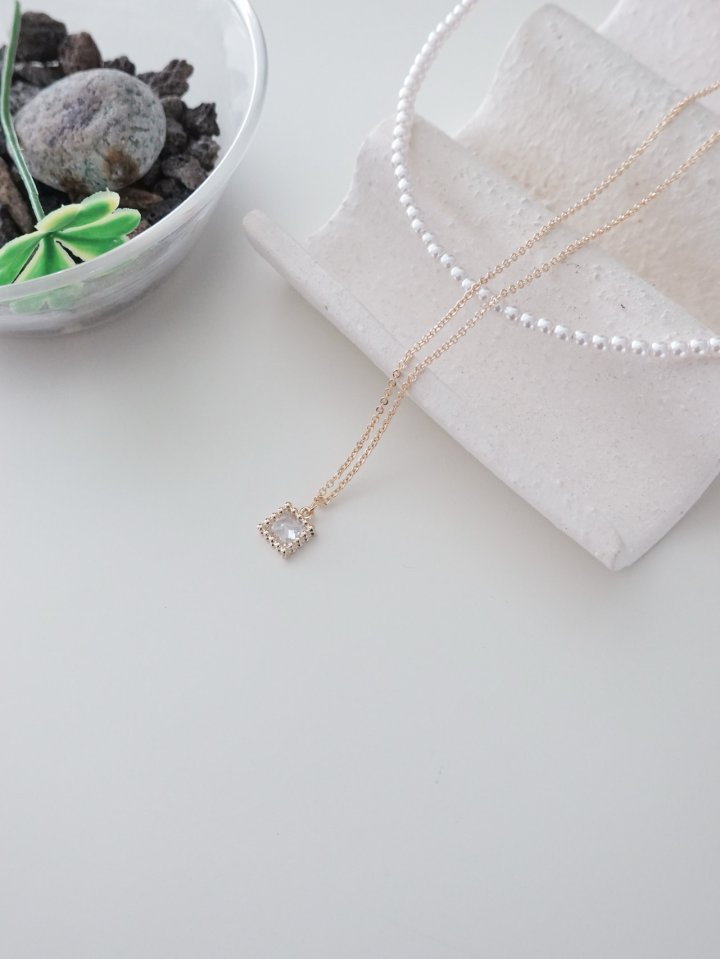 Eeiitt - Korean Women Fashion - #womensfashion - Stephanus Layered Pearl Necklace - 3